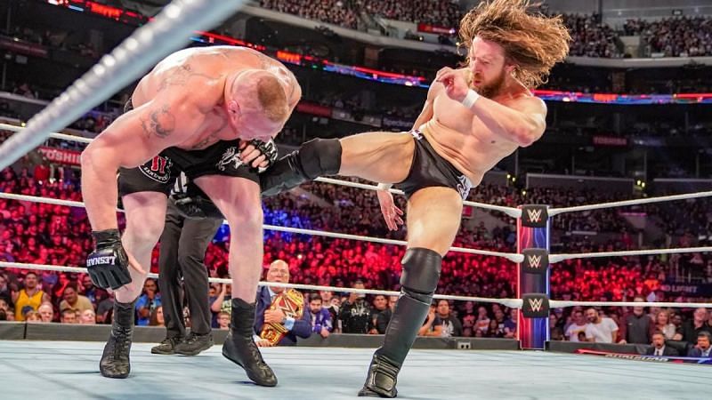 Brock Lesnar and Daniel Bryan at Survivor Series