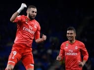 Karim Benzema bagged a brace