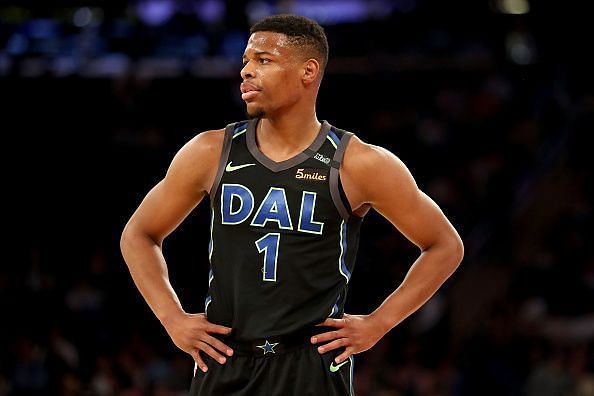 Dennis Smith Jr for the Dallas Mavericks v New York Knicks