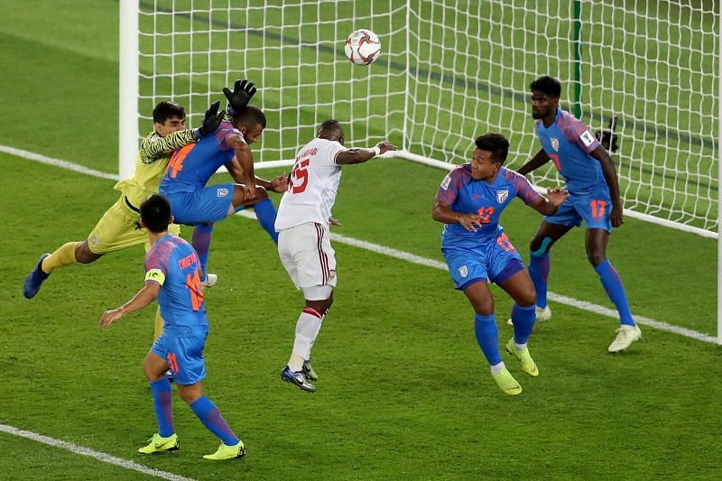 One of main weakness for this Indian defence is their position while blocking a set-piece