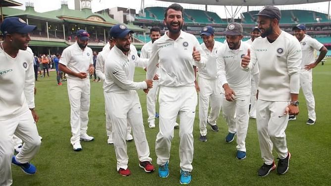Watch: Bharat Army's tribute to Cheteshwar Pujara