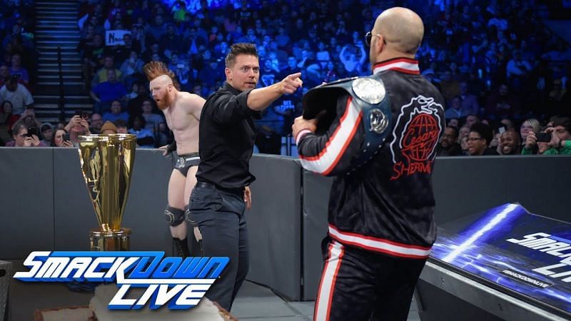 Expect the team of Shane McMahon and The Miz to defeat the team of Sheamus and Cesaro at the Royal Rumble PPV to become the new SmackDown Tag-Team Champions