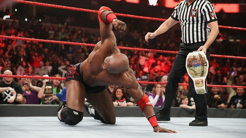 The Destroyer celebrates after winning his first Intercontinental Championship on this week&#039;s RAW