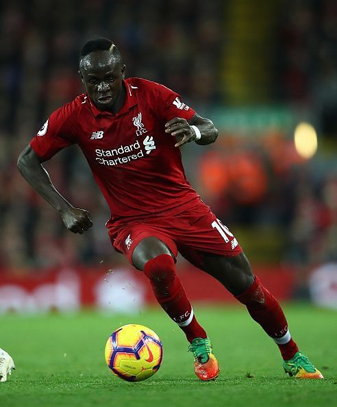 Mane has made 100 caps for Liverpool FC