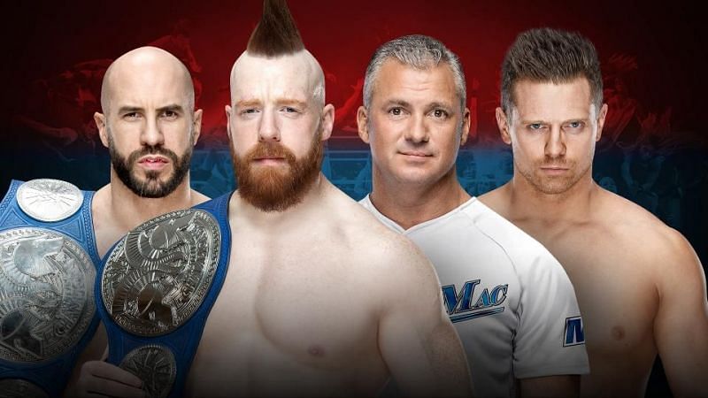 SmackDown Tag Team Champions The Bar vs Shane McMahon &amp; The Miz