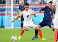 Chhetri scored two goals