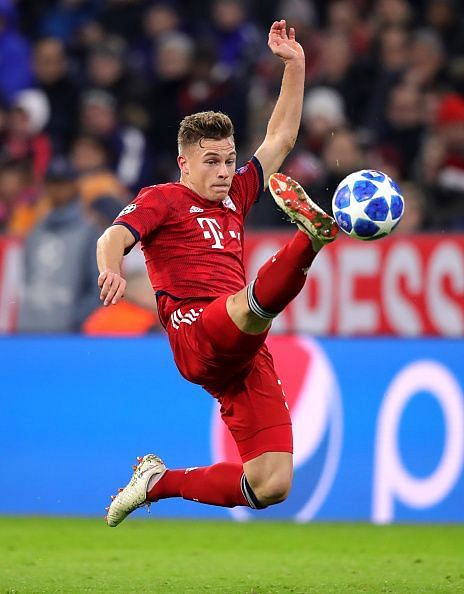 Kimmich with his immense work rate has kept the aging back line strong and solid for the most part.