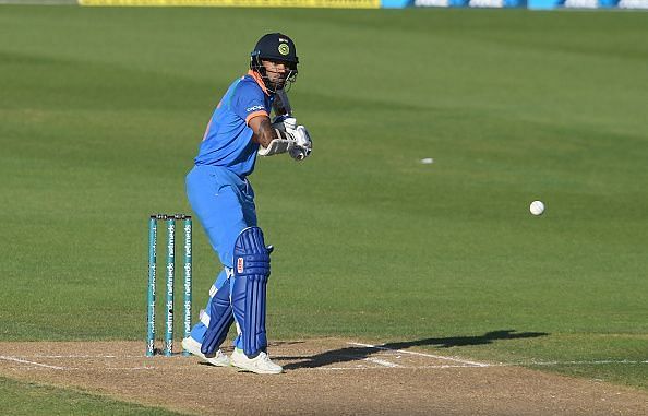 Shikhar Dhawan during Indian innings