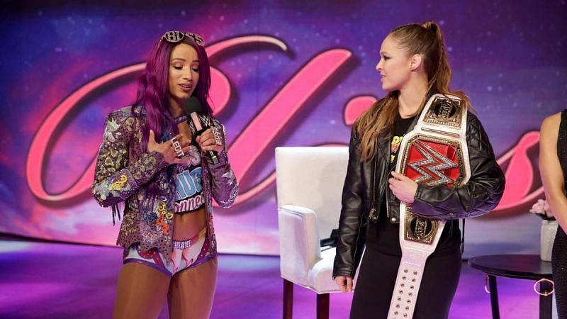 Sasha Banks will challenge Rousey at the Royal Rumble