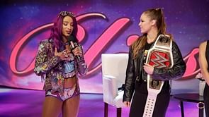 Ronda Rousey News: RAW Women's Champion reacts to Sasha Banks match at Royal Rumble