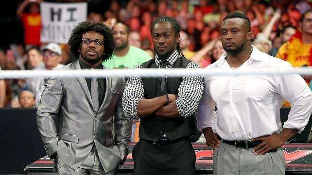 The New Day when they first appeared on WWE television as heels.