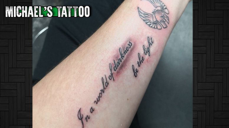 Michael Green&#039;s tattoo.