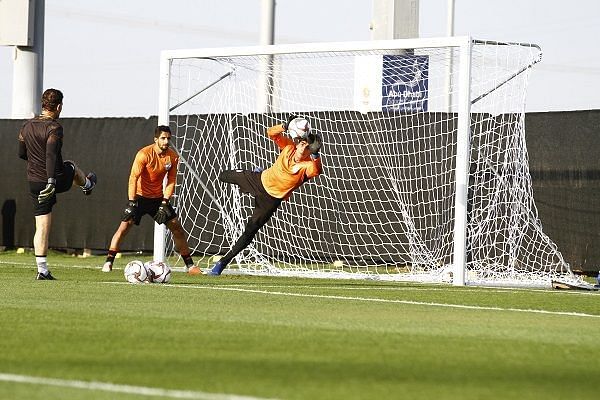 Indian goalkeeper Gurpreet Singh Sandhu