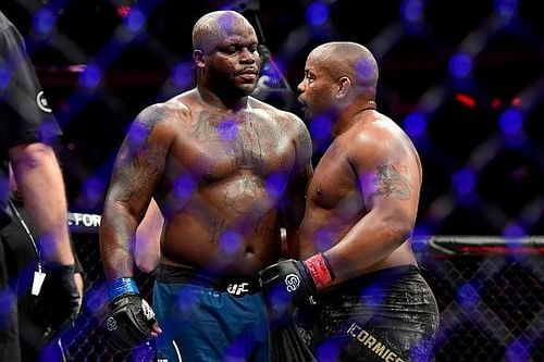 Derrick Lewis (left)