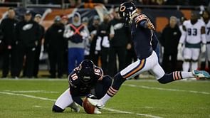WATCH: Parkey's game-winning field goal hits upright and crossbar as Bears lose