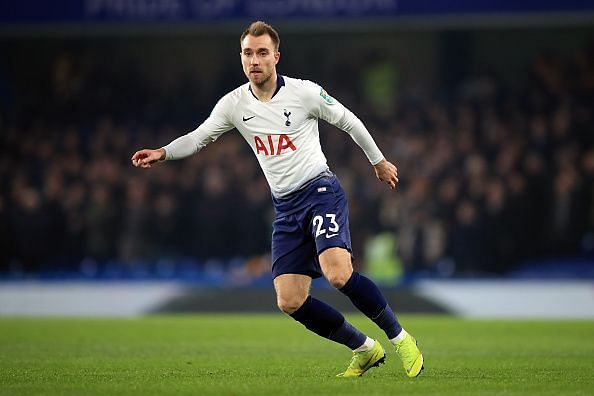 Christian Eriksen took a while to get into the game