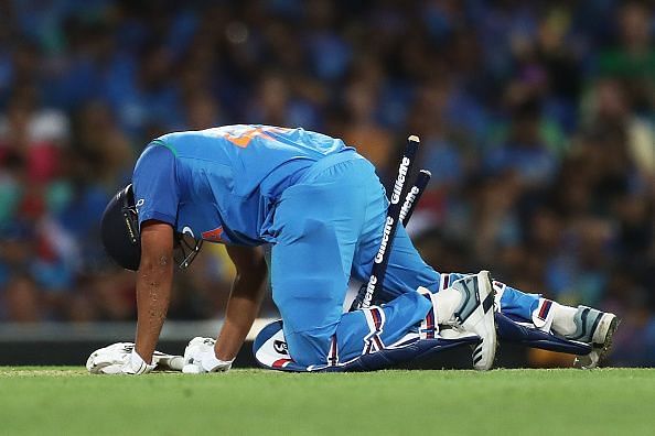 Rohit Sharma eventually lost the lone battle he was waging