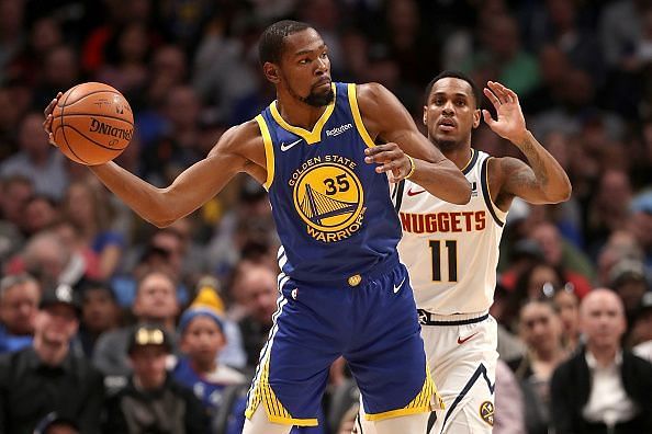 Kevin Durant is averaging 27.7 points per game this season