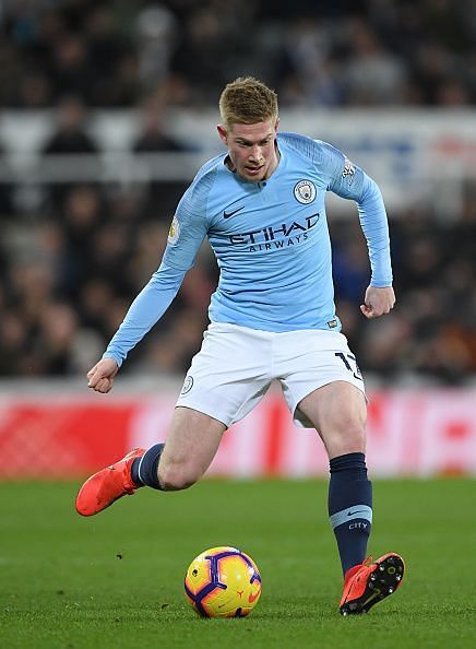 IN DE MONEY: Kevin De Bruyne, just one of an array of world-renowned stars in the Premier League