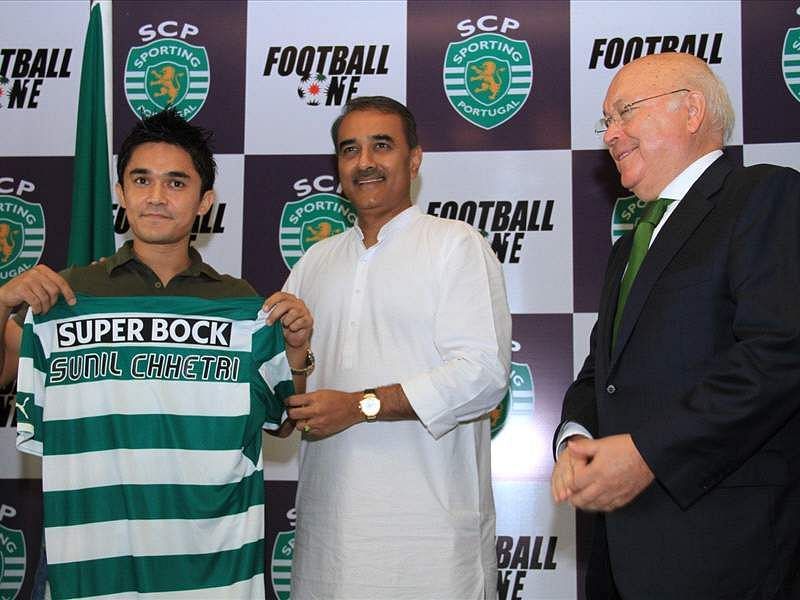 Sunil Chhetri signed a one-year contract with Sporting CP