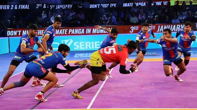 Nitesh Kumar's High-5 went down in vain as his side lost the encounter