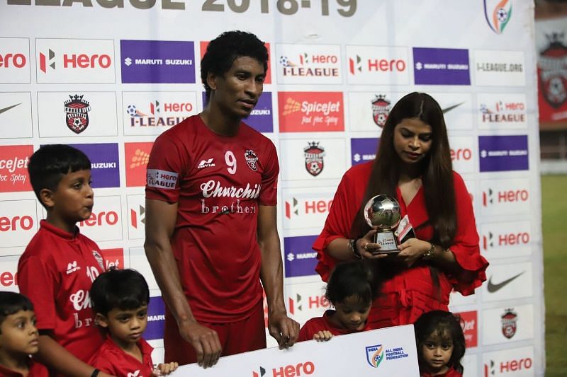 Plaza was adjudged as the man of  the match