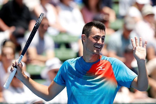 Tomic, who is currently ranked 85 in the world, was the better player throughout the match