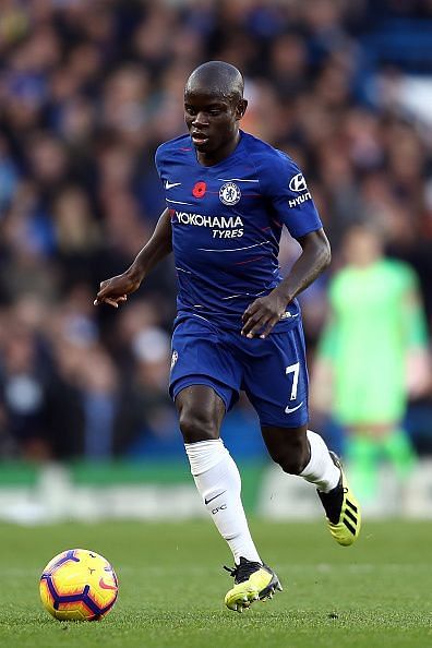 Kante has been deployed in an unfamiliar role this season