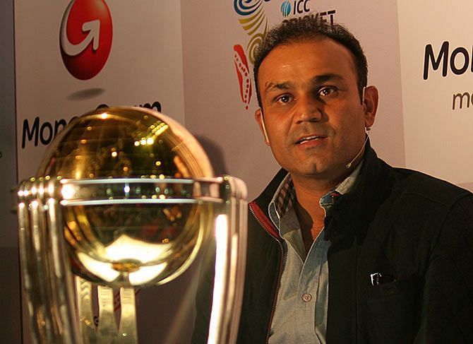 Image result for virender sehwag with world cup