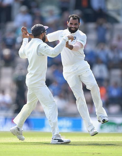England v India 2019: Shami celebrates after a breakthrough