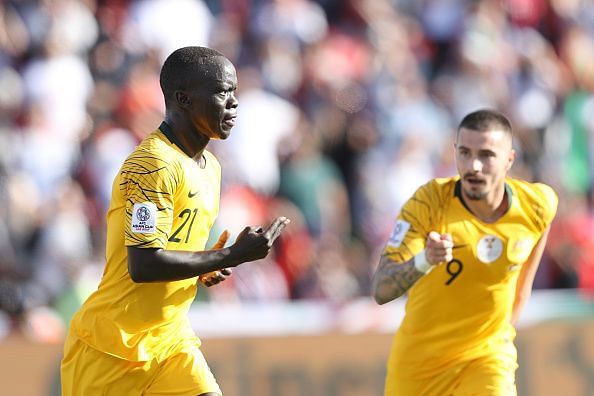Australia&#039;s Awer Mabil looked lively from the first two games along with Jamie Maclaren