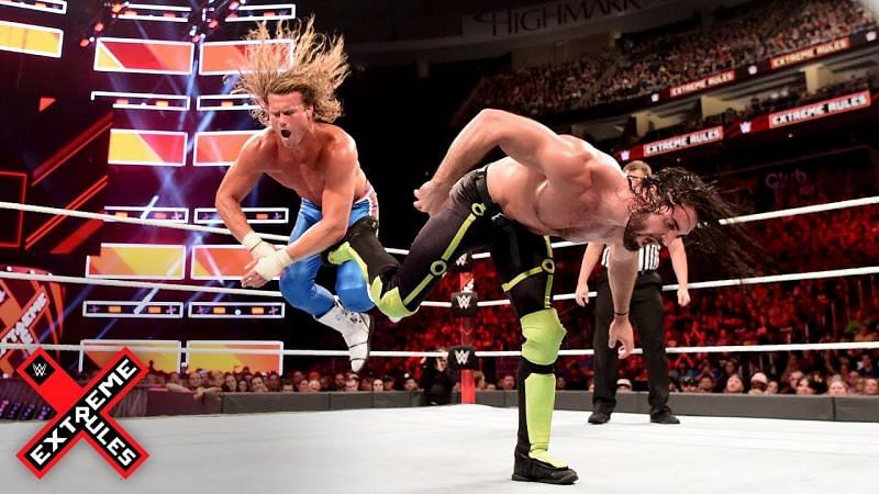 Ziggler and Rollins faced each other at Extreme Rules