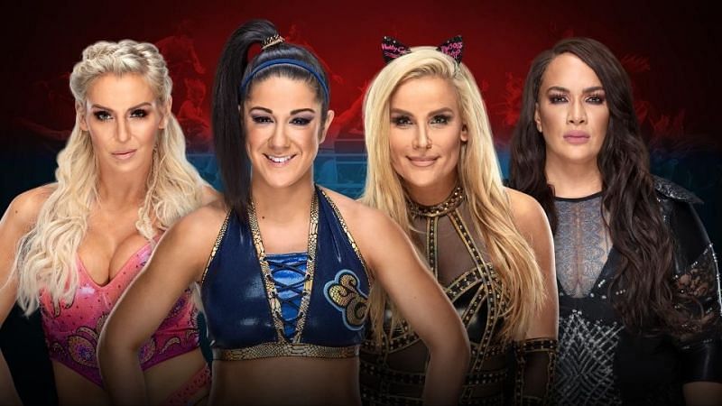 2019 Women&#039;s Royal Rumble Match: Charlotte Flair, Bayley, Natalya, Nia Jax