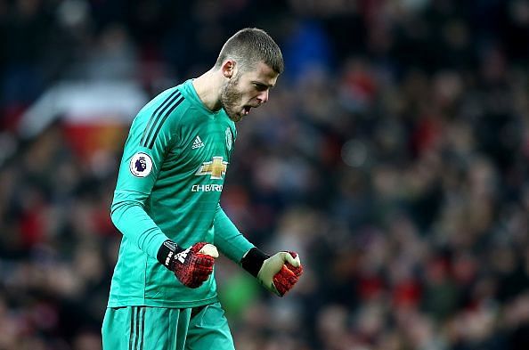 De Gea returns to the starting lineup after being rested against Arsenal in the weekend.
