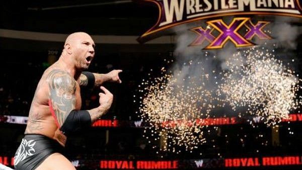Batista received loud boos during his 2014 Royal Rumble victory