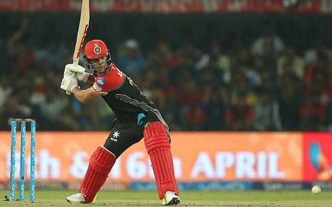 AB De Villiers in action for the Royal Challengers Bangalore