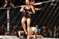 Rousey left Correia in an unconscious heap
