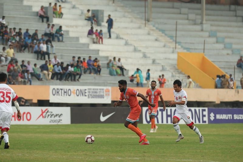 Shem Marton in action for Chennai City FC