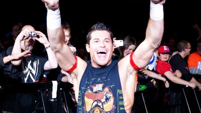 Bourne at a WWE Live event.
