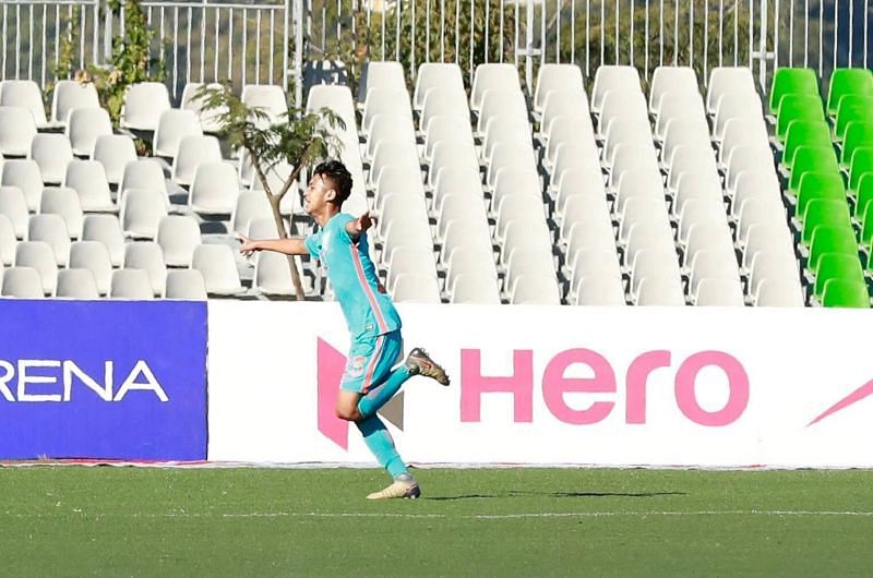 Rohit Danu got his name registered in the history books (Image Courtesy: I-League)
