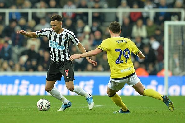 Jacob Murphy has struggled for form since signing for Newcastle in 2017