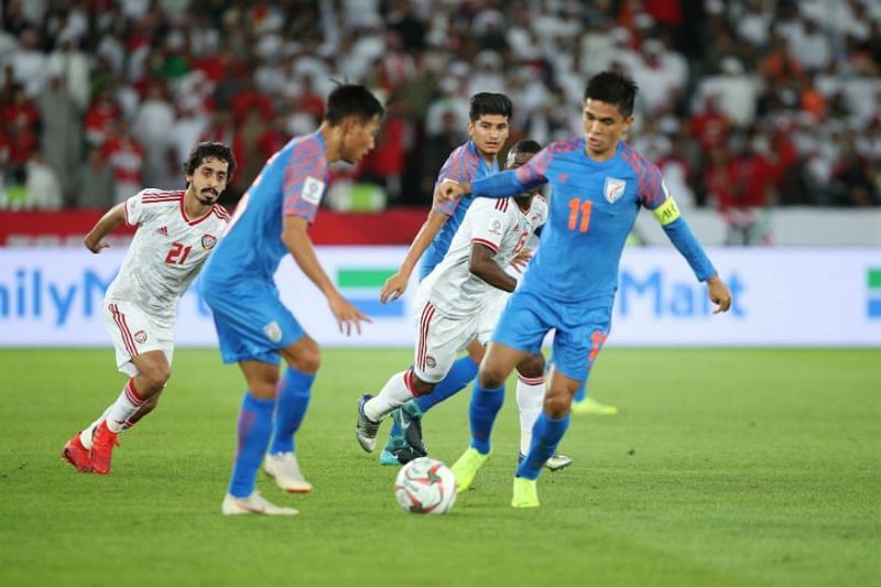 India&#039;s finishing was not up to the mark. Photo Courtesy: Indian Football Twitter handle