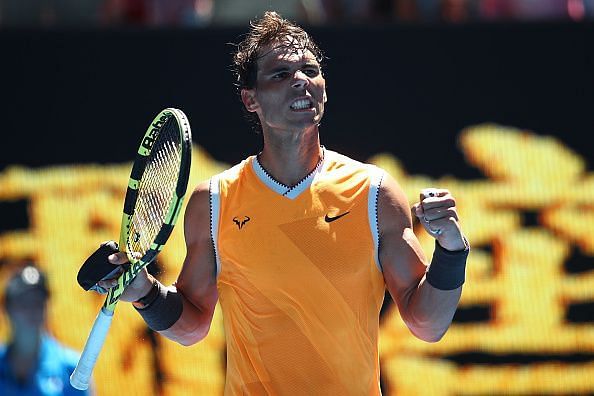 Nadal was not given any sort of rhythm in the match but he still eased through in straight sets