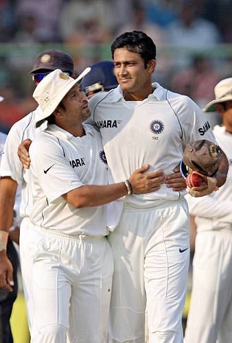 Sachin and Kumble - were part of many battles together