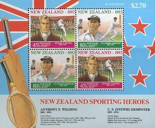 STAMP OF NEW ZEALAND ON ANTHONY WILDING