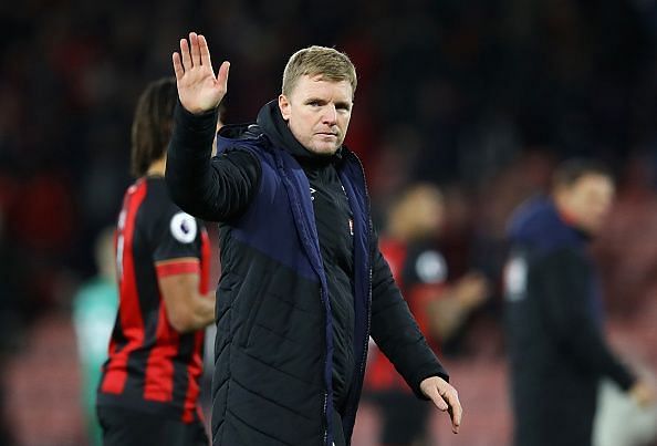 Howe at AFC Bournemouth v Watford FC game in the Premier League
