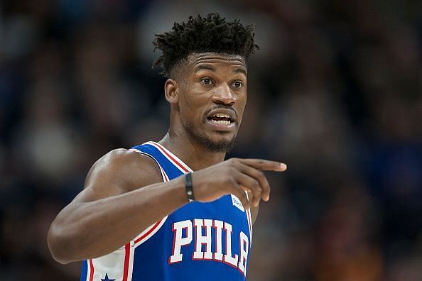 Jimmy Butler only joined the Philadelphia 76ers towards the end of 2018