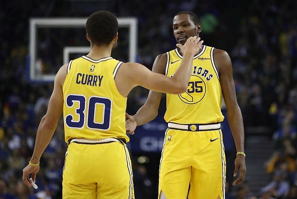 Stephen Curry and Kevin Durant