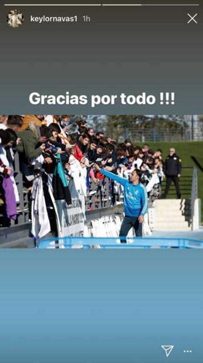 Navas on Instagram