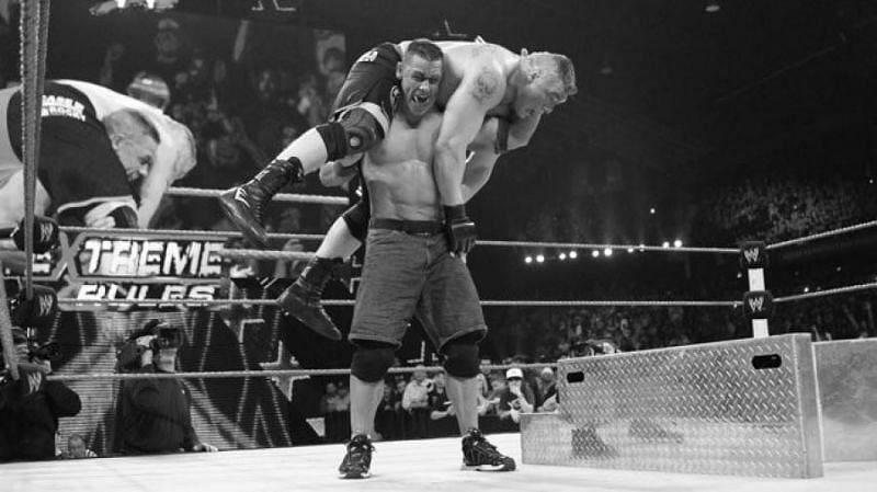 Brock Lesnar&#039;s comeback match with John Cena was an epic contest